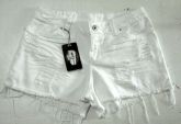 01024-SHORT BRIM COLOR PLISSADO E RASGADOS