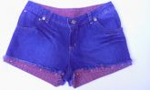 1021-SHORT BARRA VIRADA JEANS FUNDO ROSA